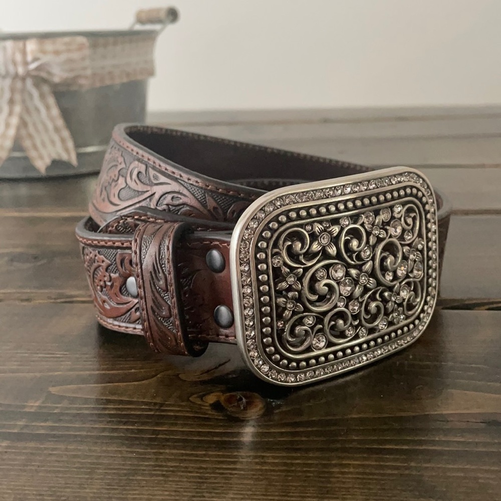 Ariat Tooled Leather Belt
